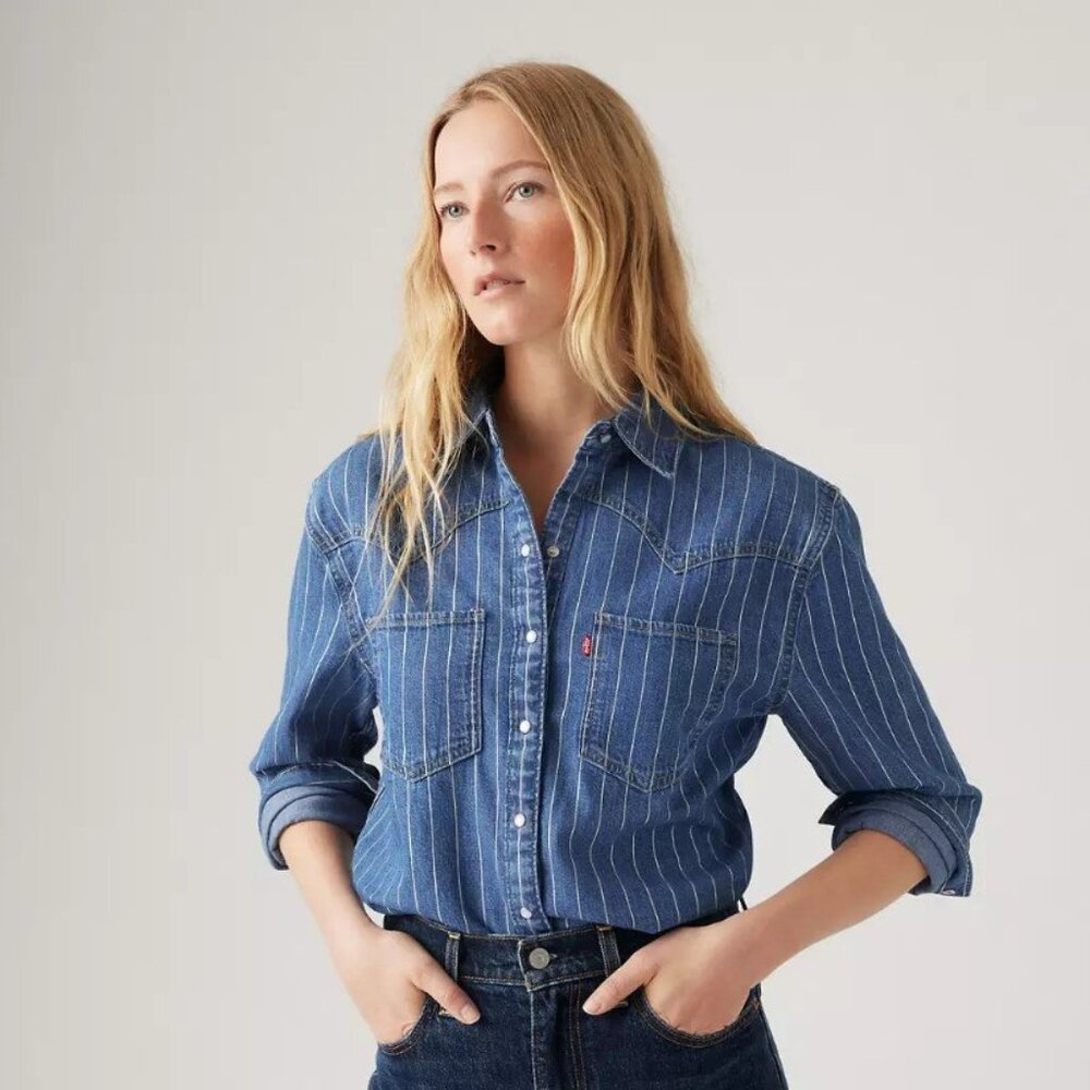 Levis Teodora Western Shirt size S